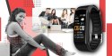 Smartwatch GIEWONT Czarno Czerwony 2 Paski GW200-1