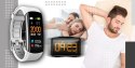 Smartband GIEWONT Fit&GO Duo GW200-2 - Black + Pasek Ice White