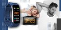 Smartband GIEWONT Fit&GO Duo GW200-6 - Black + Pasek Smart Navy