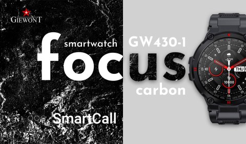 Smartwatch GIEWONT Czarny GW430-1