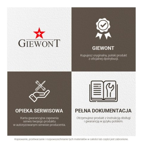 Smartwatch GIEWONT Czarny GW430-1