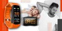 Smartband GIEWONT Fit&GO Duo GW200-9 - Black + Pasek Orange Power