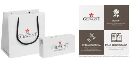 Smartwatch GIEWONT Dynamic SmartCall GW230-1 - Rose Gold/Powder Pink