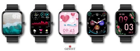 Smartwatch GIEWONT Dynamic SmartCall GW230-2 - Carbon/Carbon