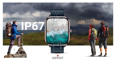 Smartwatch GIEWONT Dynamic SmartCall GW230-5 - RoseGold/Deep Ocean