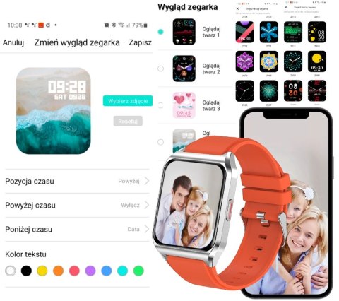 Smartwatch Rubicon RNCE89 Black SMARUB162