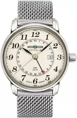 Zegarek Męski ZEPPELIN LZ127 Graf Zeppelin GMT 7642M-5 + BOX