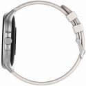 Smartwatch Damski GRAVITY GT12-8 Biały Pasek Silikonowy + Srebrna Bransoleta