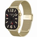 Smartwatch Damski GRAVITY GT15-10 Biały Pasek Silikonowy + Złota Bransoleta