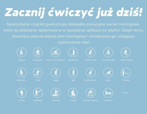 Smartwatch Damski GRAVITY GT15-11 Granatowy Pasek Silikonowy + Złota Bransoleta