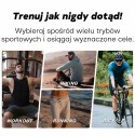 Smartwatch Męski GRAVITY GPS GT24-4 Czarny Pasek Silikonowy + Pomarańczowy Pasek Silikonowy