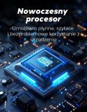 Smartwatch Męski GRAVITY GPS GT24-4 Czarny Pasek Silikonowy + Pomarańczowy Pasek Silikonowy