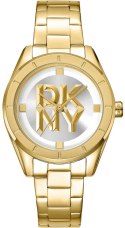 Zegarek Damski DKNY Chambers Midi Gold DK1L016M0065 + BOX