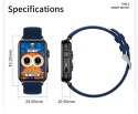 Smartwatch Damski RUBICON RNCF06 Black/Dark Blue SMARUB220