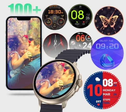 Smartwatch Damski RUBICON RNCF15 Tytan/Light Latte SMARUB260