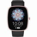 Smartwatch Damski GRAVITY GT18-1 Różowy Pasek Silikonowy + Czarny Pasek