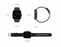 Smartwatch Damski GRAVITY GT18-5 Czarny Pasek Silikonowy + Szary Pasek