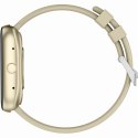 Smartwatch Damski GRAVITY GT18-7 Beżowy Pasek Silikonowy + Czarny Pasek