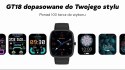 Smartwatch Damski GRAVITY GT18-7 Beżowy Pasek Silikonowy + Czarny Pasek