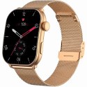 Smartwatch Damski GRAVITY GT28-5 Pasek + Bransoleta Różowe złoto Czarny