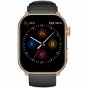 Smartwatch Damski GRAVITY GT28-5 Pasek + Bransoleta Różowe złoto Czarny