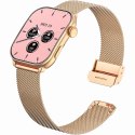 Smartwatch Damski GRAVITY GT28-5 Pasek + Bransoleta Różowe złoto Czarny