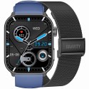 Smartwatch Męski GRAVITY GT28-3 Pasek + Bransoleta Granatowo Czarny