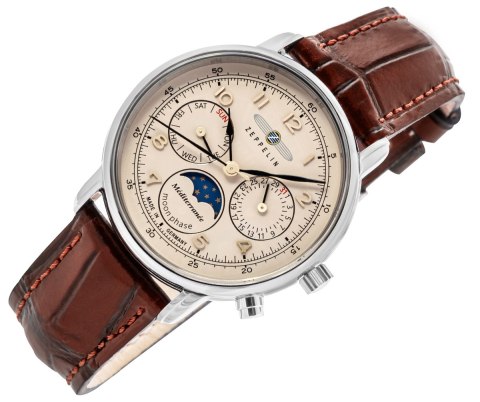 Zegarek Dęmski ZEPPELIN LZ121 Mediterranee Moonphase 9637-5 + BOX