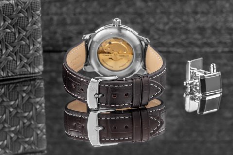 Zegarek Męski ZEPPELIN Automatic LZ 127 7656-5 + BOX