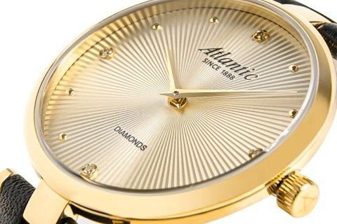 Zegarek Damski Atlantic Royal Diamonds 29044.45.37 + BOX