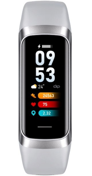 Smartband Damski RUBICON RNCF05 Silver/Grey SMARUB213