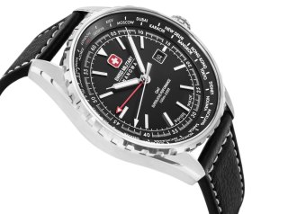 Zegarek Męski SWISS MILITARY HANOWA Afterburn GMT SMWGB0003201 + BOX