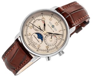 Zegarek Dęmski ZEPPELIN LZ121 Mediterranee Moonphase 9637-5 + BOX