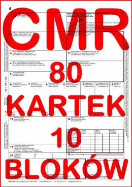CMR List Przewozowy 80 kartek - 10 sztuk (4)