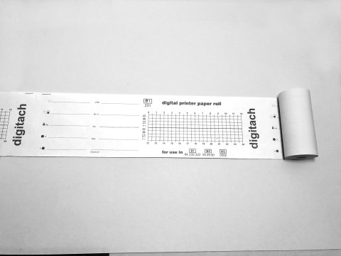 Papier do tachografu cyfrowego uniwersalny 3 rolki