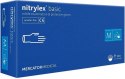 Rękawice Nitrylowe 100 sztuk / Niebieskie / Nitrylex Basic Dark Blue (XS 5-6)