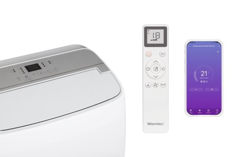 WARMTEC Klimatyzator Przenośny Froya KP35W z Wi-Fi