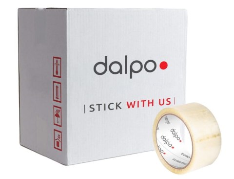 Taśma Pakowa DALPO Transparent Kauczuk 48/60y - 6 szt.