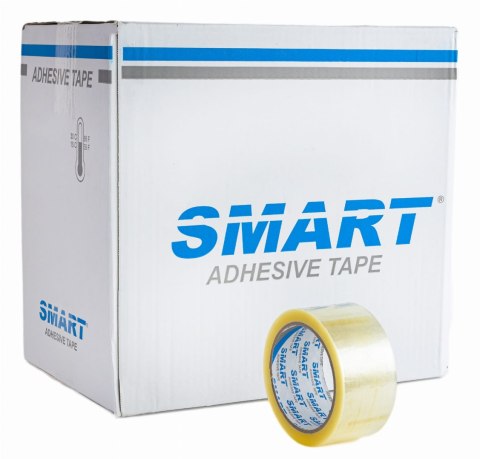 Taśma Pakowa SMART Transparent Kauczuk Syntetyczny (Hot Melt) 48/60y - 6 szt.