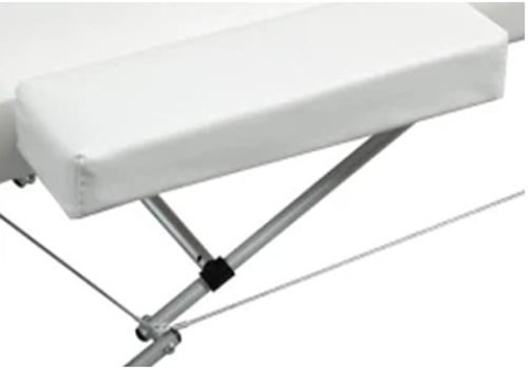 Łóżko Do Masażu Składane Aluminiowe Białe PAKO 700-039WT