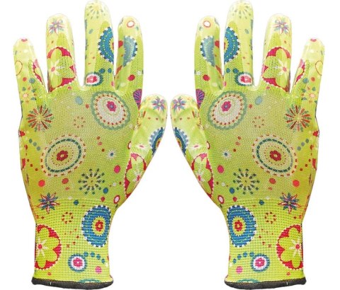 Rękawice ogrodowe / Kolorowe / RGARDEN-NI (6 - XS)